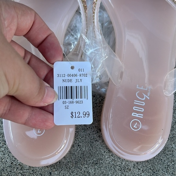 Rouge Bow Jelly Sandals - Picture 5 of 5